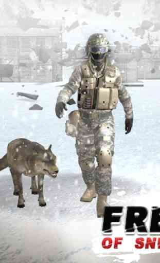 Neve Sniper Exército Guerra rodagem: FPS I Shooter 1