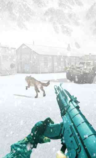 Neve Sniper Exército Guerra rodagem: FPS I Shooter 3