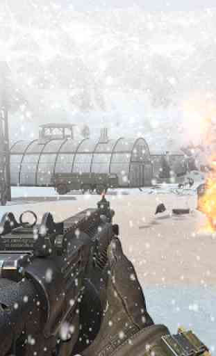Neve Sniper Exército Guerra rodagem: FPS I Shooter 4