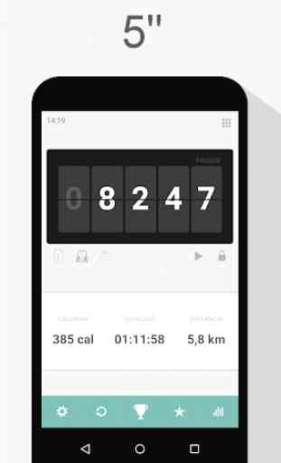 Pedómetro - Contador de passos e calorias 1