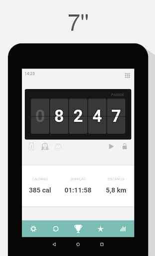 Pedómetro - Contador de passos e calorias 3