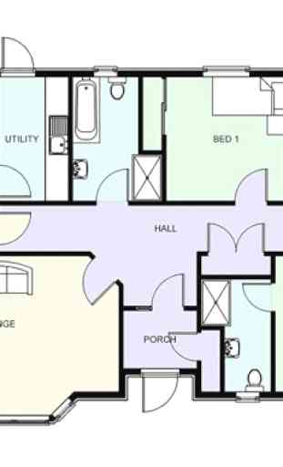 Planejamento de layout e layout de casa 2