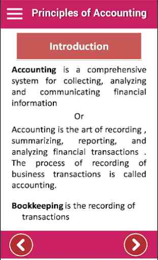 Principles of Accounting - Student Notes App 1
