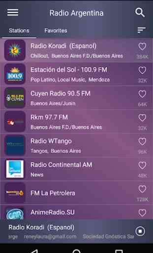 Rádio Argentina - Radio FM 2