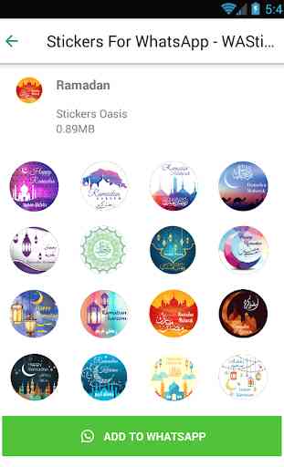 Ramadan Mubarak Stickers For WAStickerApps 1