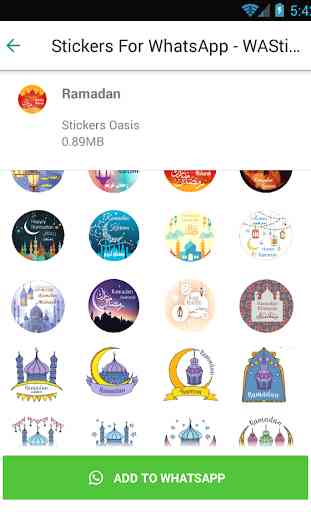 Ramadan Mubarak Stickers For WAStickerApps 2