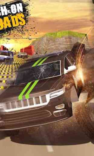 Rapidez Bump Crash do carro teste: speed desafio 1