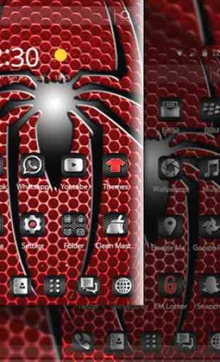 Red Metal Spider Theme 4