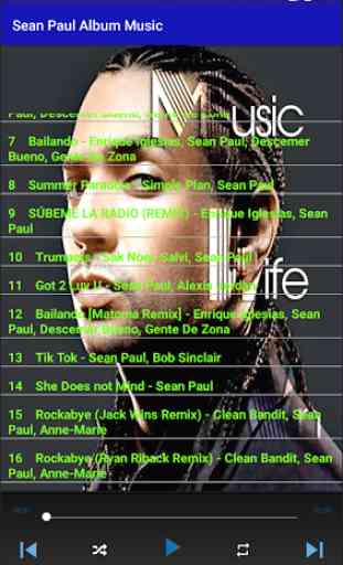 Sean Paul Album Music 2