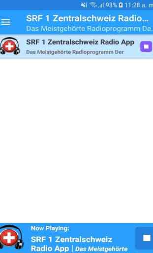 SRF 1 Zentralschweiz Radio App FM CH Kostenlos 1
