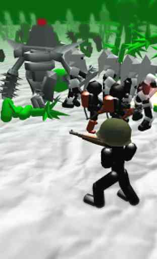 Stickman Simulator: Zombies batalha 4