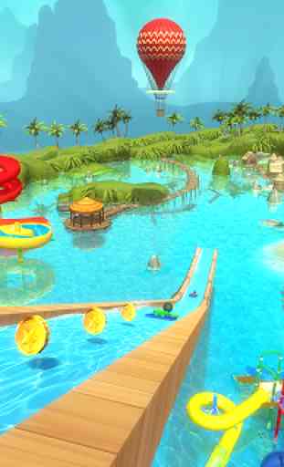 Stickman Water Slide: Theme Park Fun 3