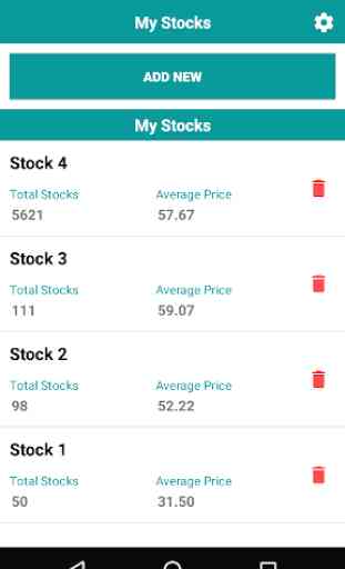 Stock Average Price Calculator 4