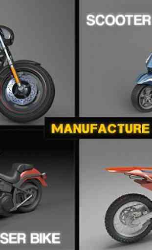 Bicicleta construtor loja 3D: motocicleta mecânico 3