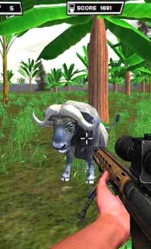 Caça Animal: Safari 4x4 shooter de ação armada 2