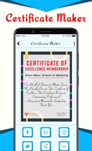 Certificate Creator - Templates & Design Maker 4