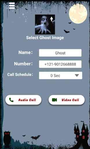 Chamada de Vídeo Fantasma - Fake Call Ghost Prank 1