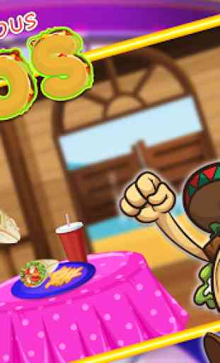 comida mexicana taco: jogo de 2