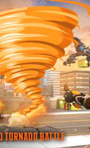 Fire Tornado Robot Transforming Game 4