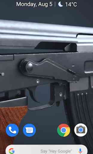 How AK-47 Works 3D Wallpaper 1
