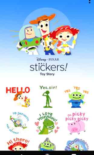 Pixar Stickers: Toy Story 1