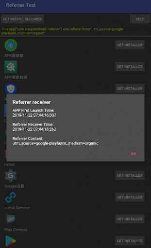 Play Store Install Referrer Test 1