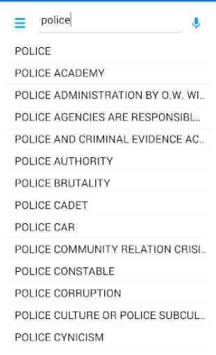 Police Dictionary 3