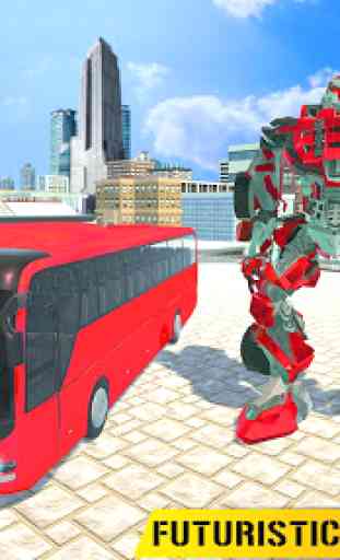 Real Bus Robot Transformation 2