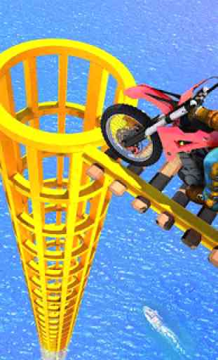 Real Impossible Bike Stunts 2019 : Mega Ramp Games 1