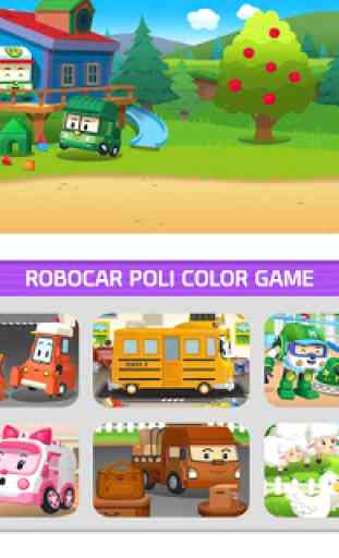 Robocar Poli Color - Kids Game Package 2