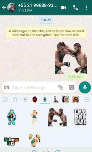 Stickers de luta e MMA para WhatsApp  2