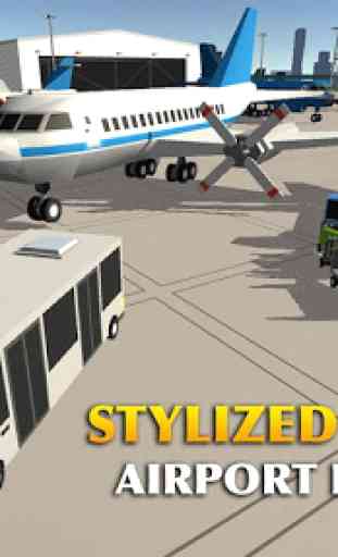 Toon Plane Landing Simulator 3