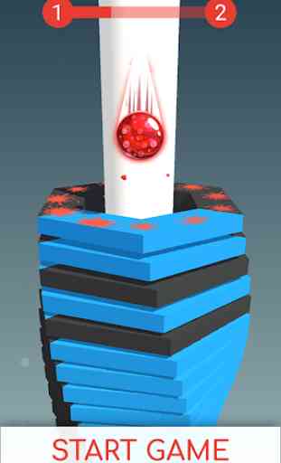 Twisty Stack Breaker - Ball Fall Jump 3D Stack 1
