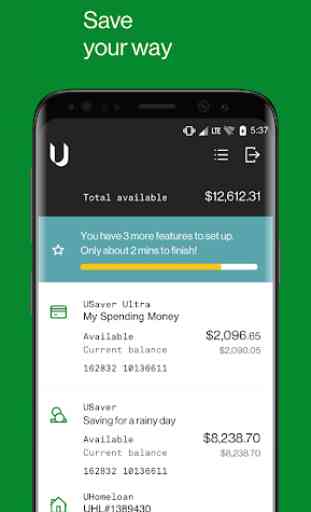 UBank Mobile Banking 1