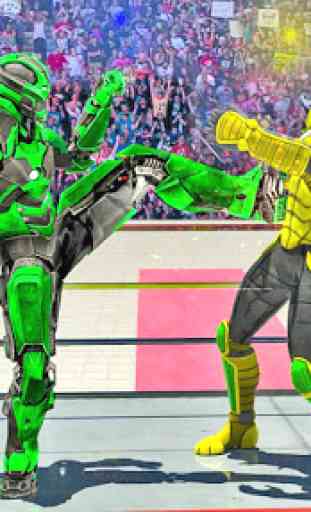 Jogos de luta de robôs ninja- luta de anel de robô 1