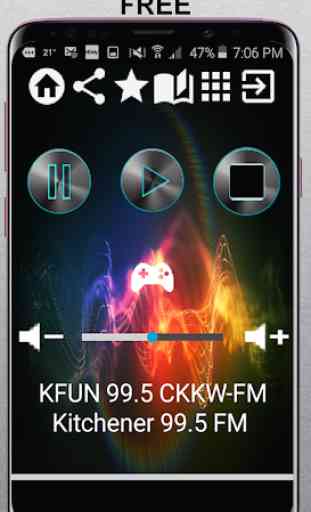 KFUN 99.5 CKKW-FM Kitchener 99.5 FM CA App Radio F 1