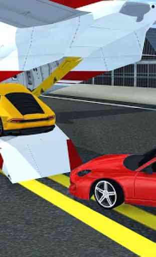 Airplane Car Transport Simulator Drive 3