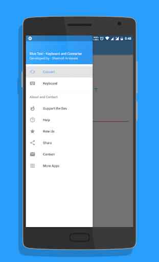 Blue Text - Keyboard + Converter 1