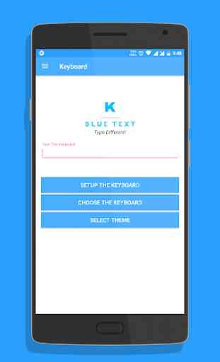 Blue Text - Keyboard + Converter 4