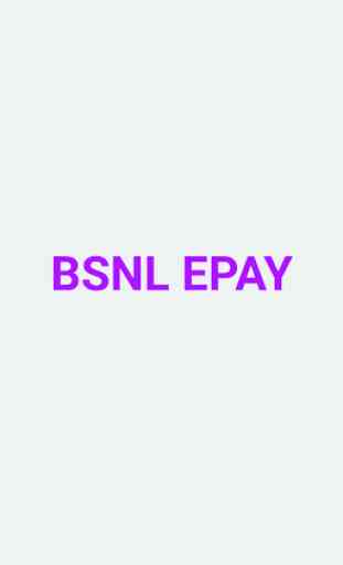 BSNL EPAY Mobile Application for FTTH subscribers 1
