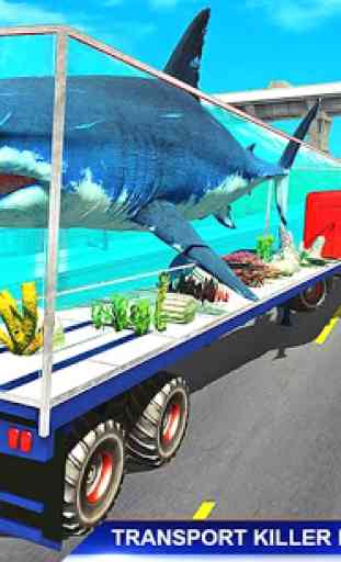 caminhão de transporte de animais do mar simulador 1