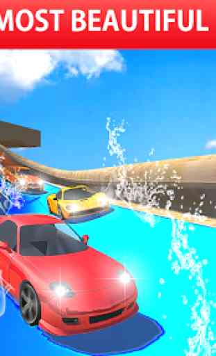 Carro de corrida mega toboágua: super water park 3