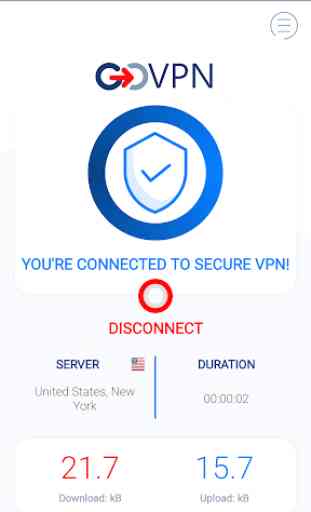 Escudo proxy VPN rápido, seguro e grátis da GOVPN 2