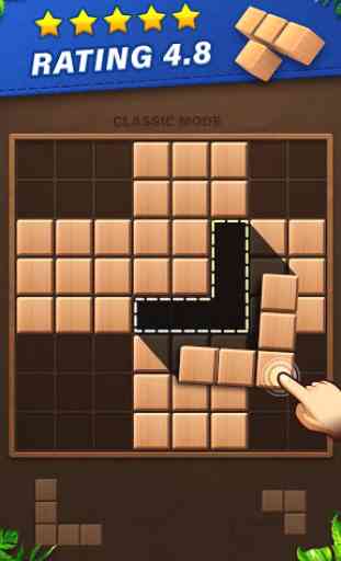 Fill Wooden Block 8x8: Wood Block Puzzle Classic 1