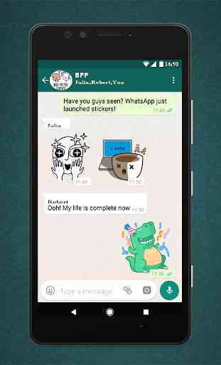 Free Messenger Whats Stickers New 4