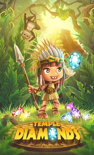 Jewels Jungle Adventure match 3 puzzle games 1