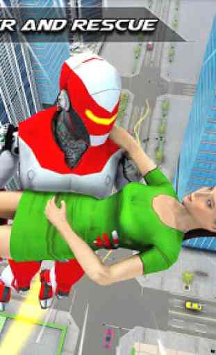 jogo de robô Speed - batalha Miami City crime 3