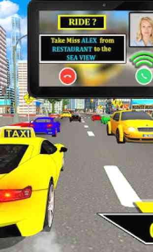 Motorista de táxi on-line: Condução de táxi cidade 1