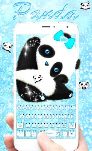Panda bonito teclado Tema 1
