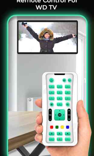 Remote Control For WD TV 2